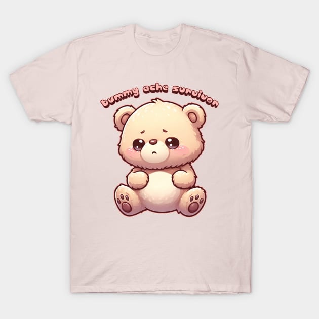 tummy ache survivor T-Shirt by hunnydoll